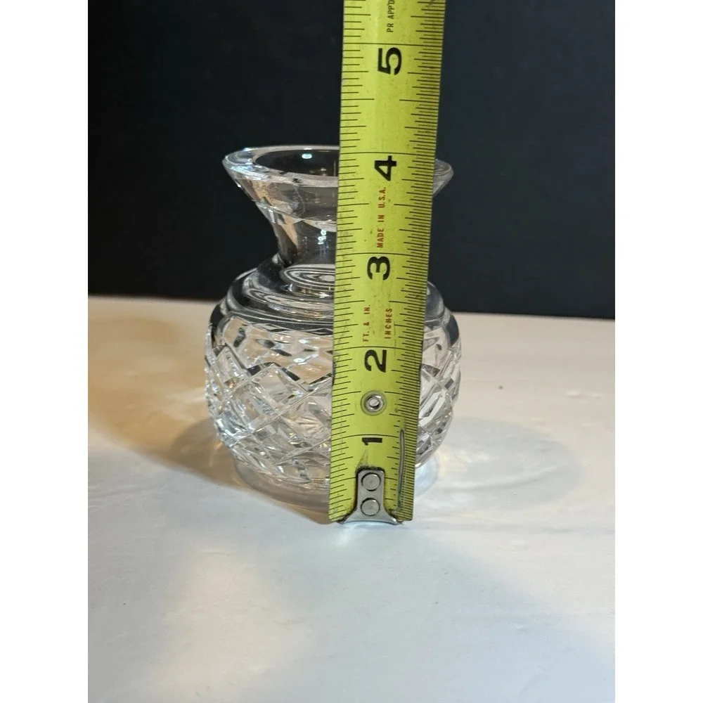 Vintage Waterford Crystal Bud Vase Signed 4